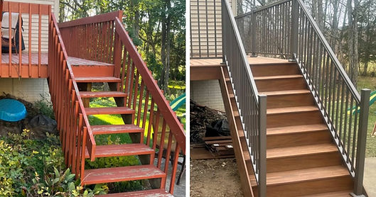 Stair redo Elbow drive