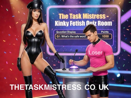 THE QUIZ MISTRESS. KINKY QUIZZES AVAILABLE NOW πππ
