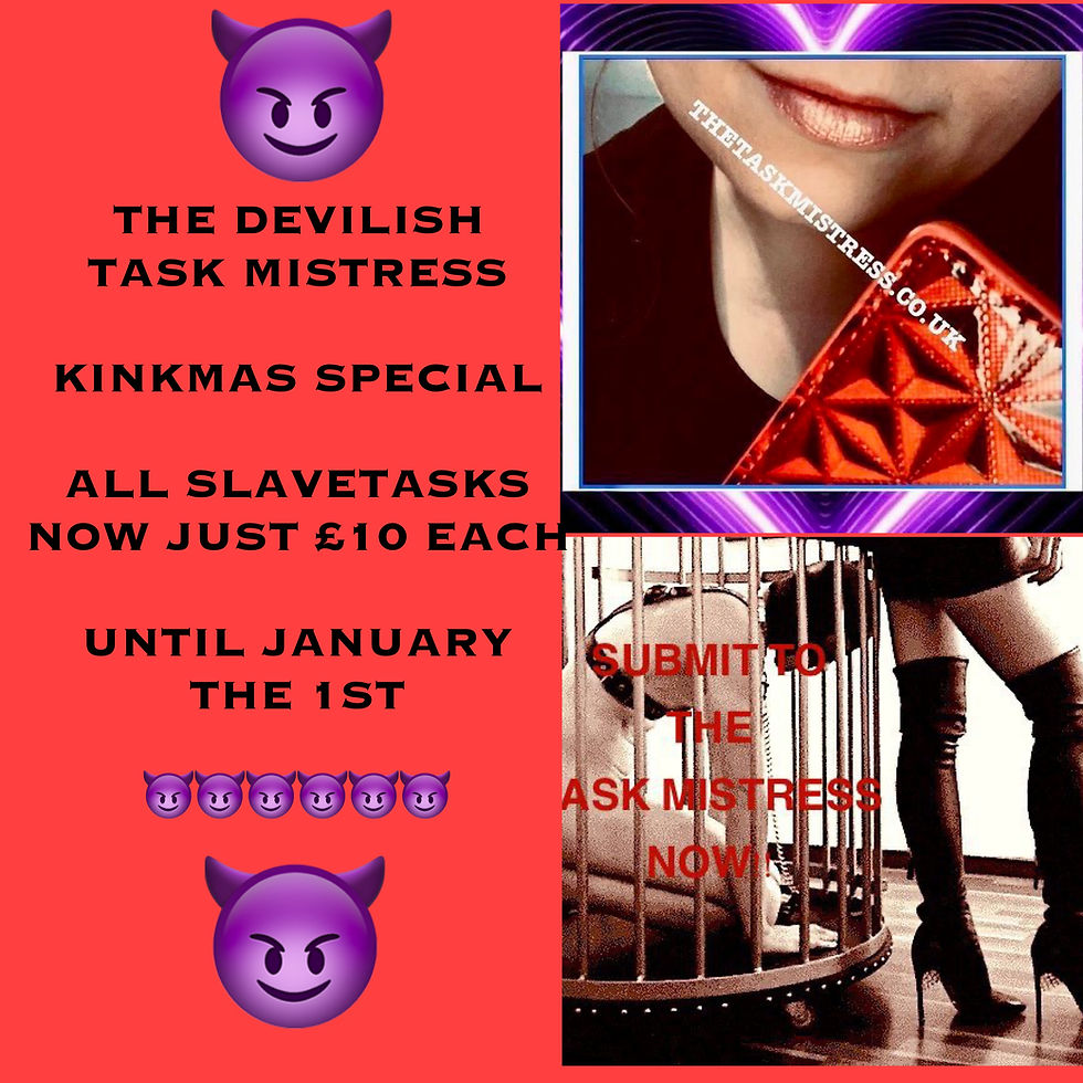 😈😈😈 KINKY TASKS SPECIAL OFFER!! 😈😈😈