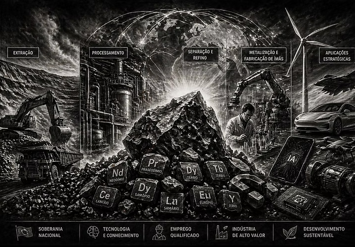 Ao recuar da Terrabras no momento em que potências disputam o controle das terras raras, o governo troca soberania por uma ilusão de mercado e abre caminho para a perda de uma das cadeias mais estratégicas do século XXI.