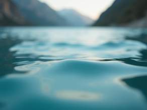 calm water in a lake