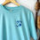 Thumbnail: Unisex Compass tshirt - Turquoise Blue