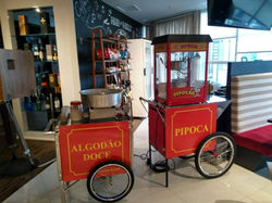 locação de carrinho de pipoca e algodão doce para festas e eventos