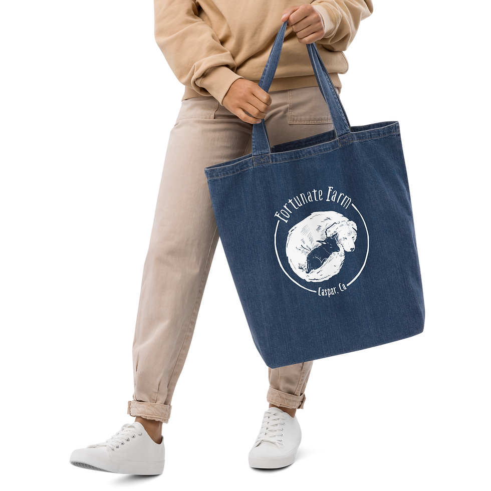 Thumbnail: Chego organic denim tote bag