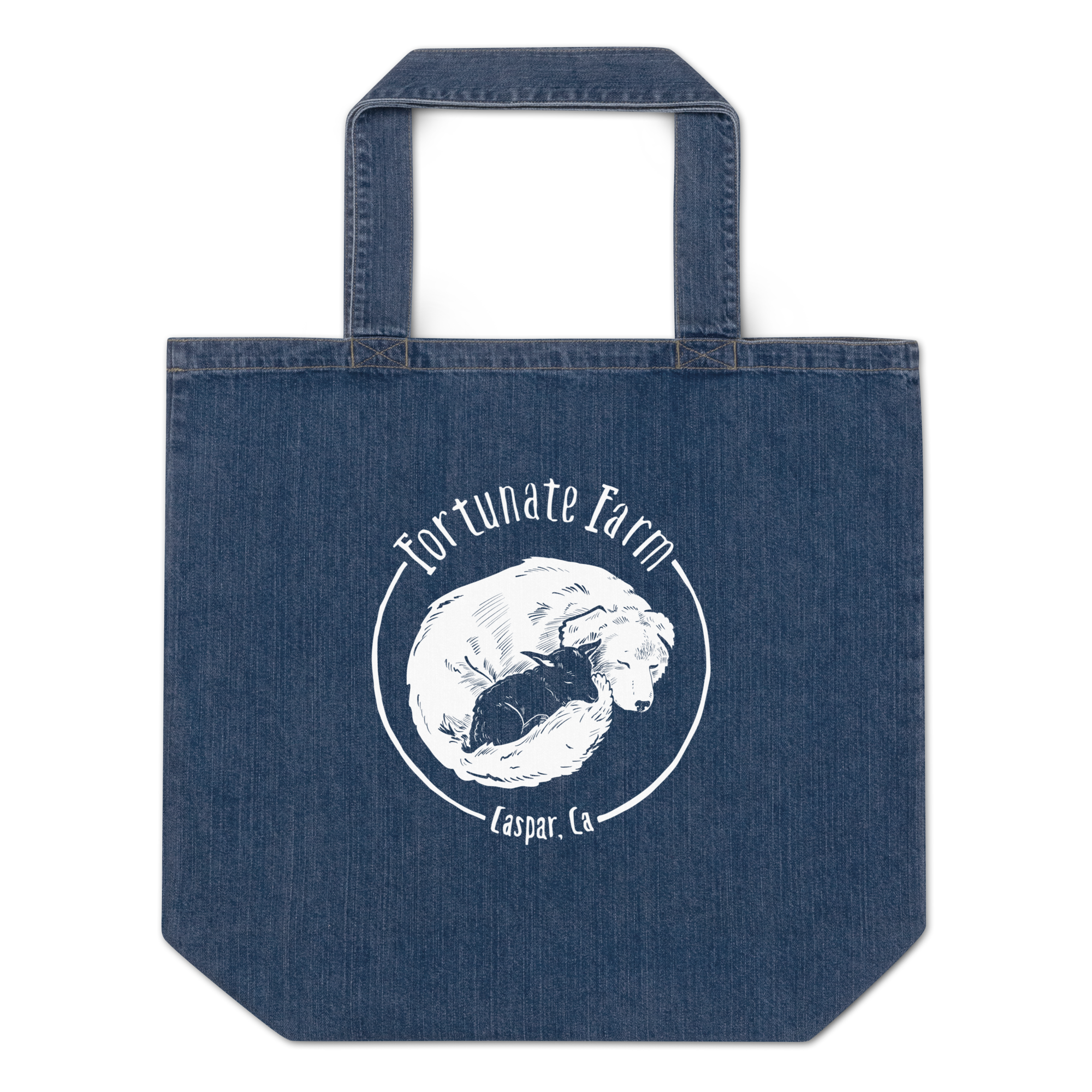 Chego organic denim tote bag
