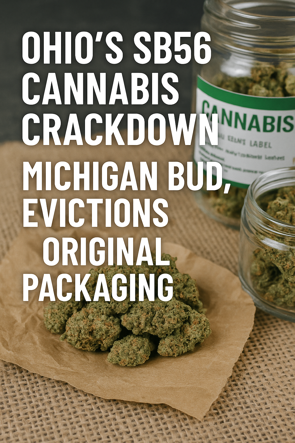 Featured image for Ohio’s SB56 Cannabis Crackdown, Michigan Bud, Evictions & Original Packaging