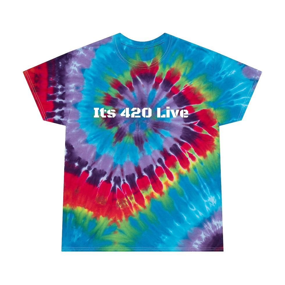 Thumbnail: Its 420 Live Street Team Tie-Dye Tee, Spiral