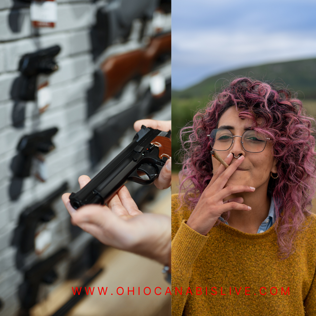 Person Holding a Hand Gun