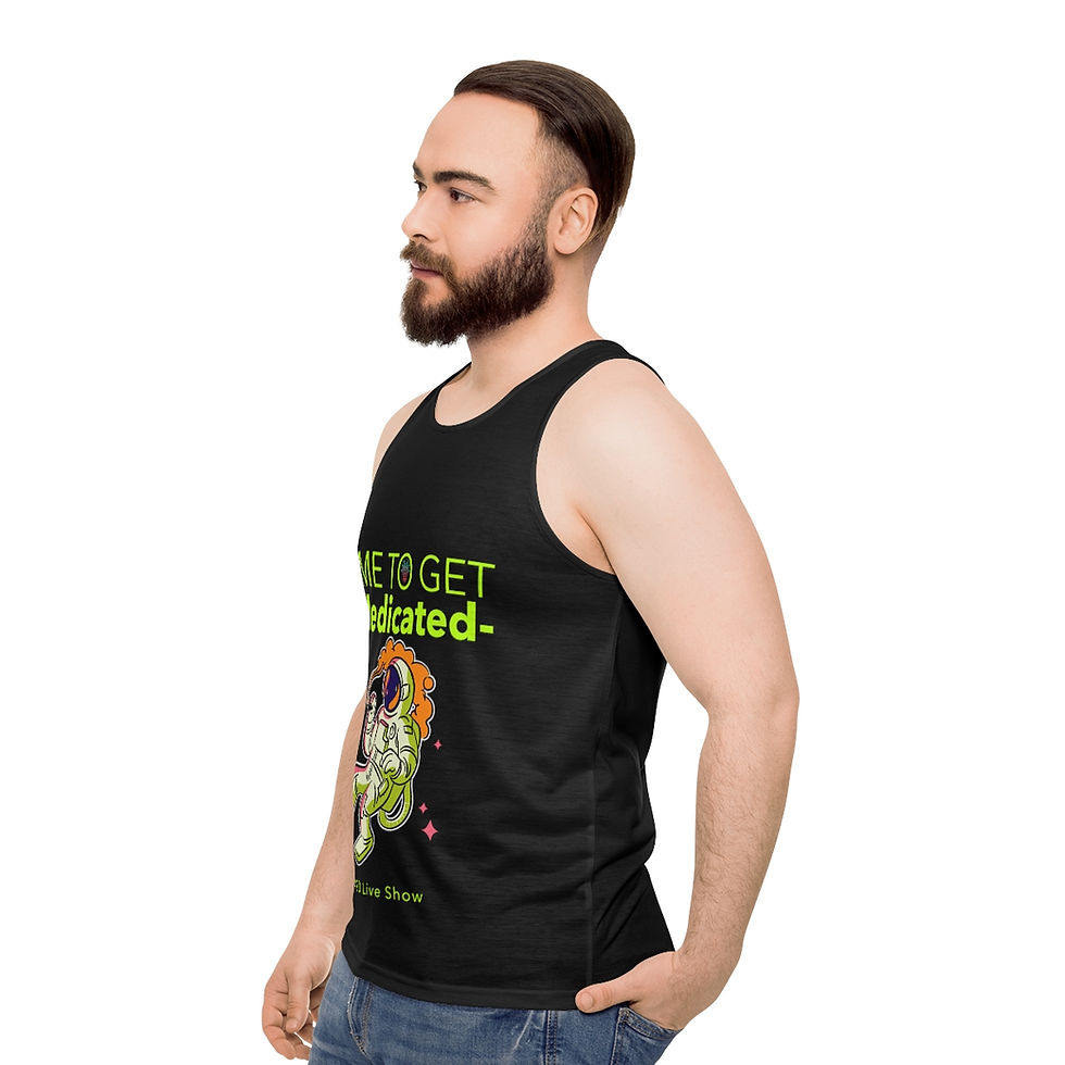 Thumbnail: Its Time To get Medicated Unisex Tank Top (AOP)