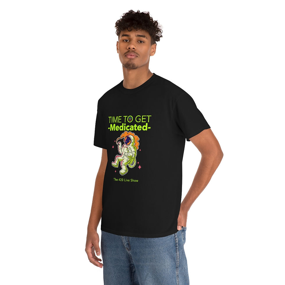 Miniatura: Time To Get to Medicated Camiseta unisex de algodón grueso