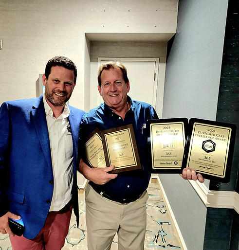 Chris Billman with awards