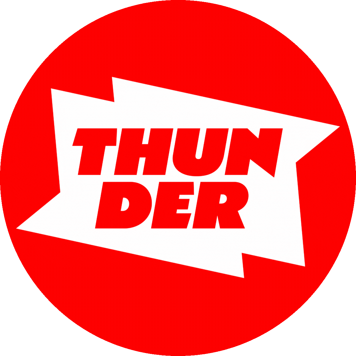 GIF DEL LOGOTIPO DE THUNDER PARPADEANDO