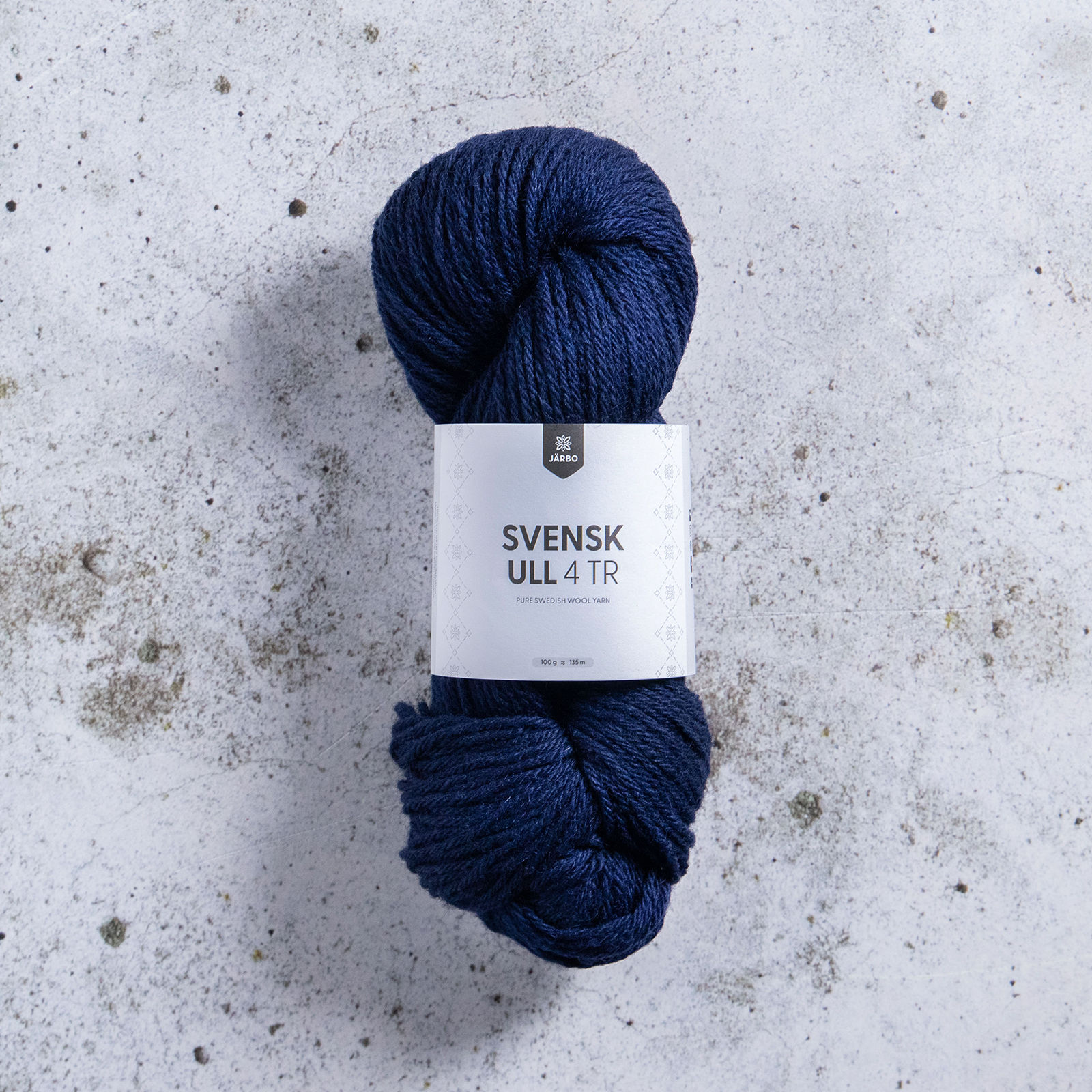 Svensk Ull 4 tr - Bergslagen Dark Blue