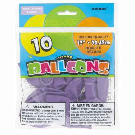 Balloon Latex 12" Lavender 10C