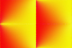 Yellow Red slit experiment