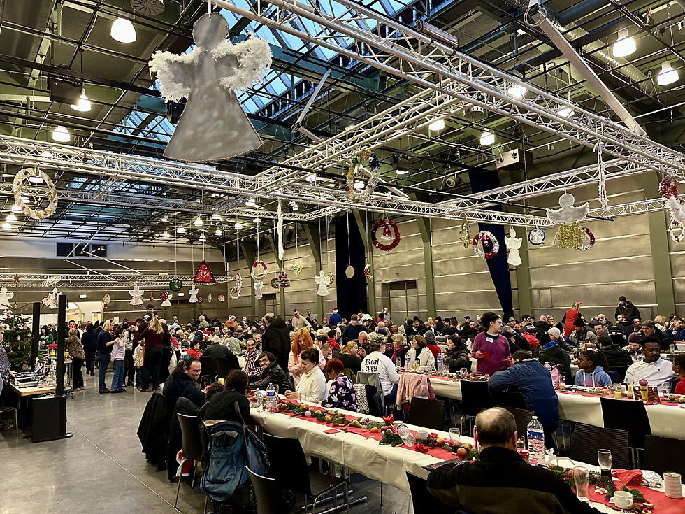 Around 400 people attended the Noël de la Rue event, held at Tramsschapp in Limpertsberg on December 25.