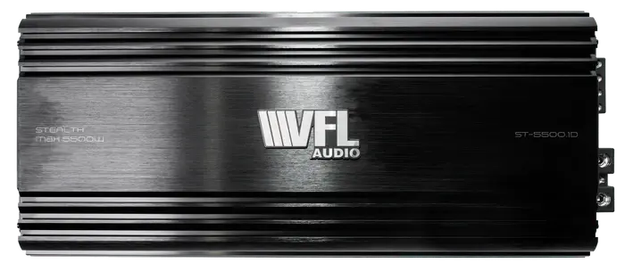 VFL Audio amplifier, black brushed metal