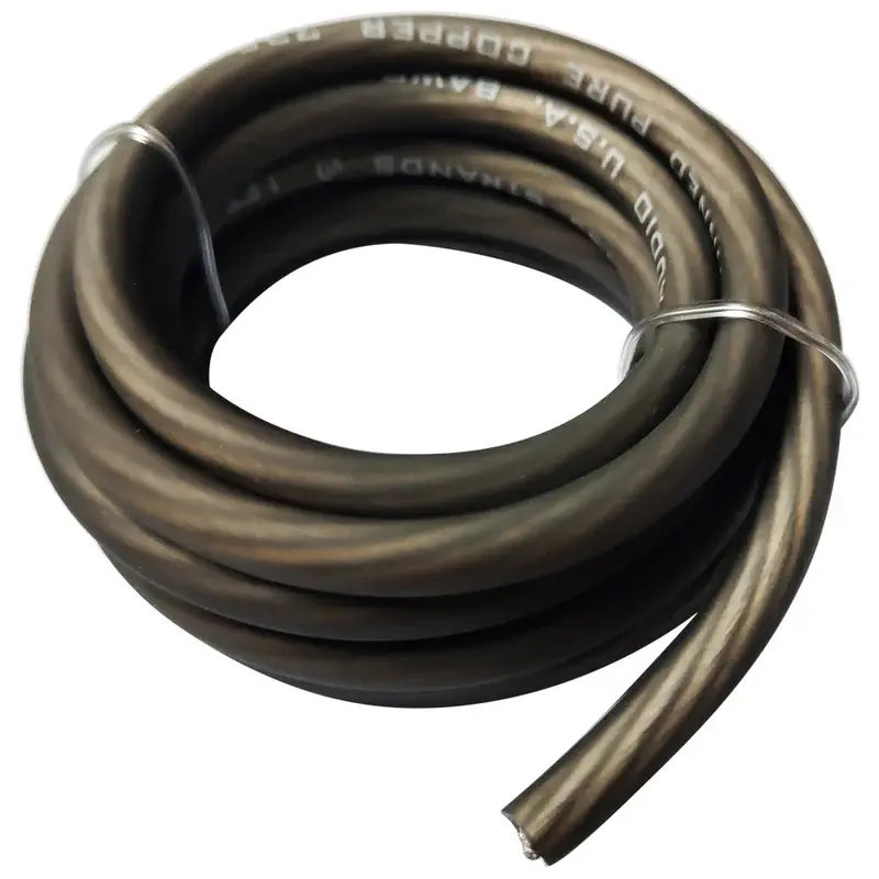 Grey 8 AWG 200ft OFC speaker wire