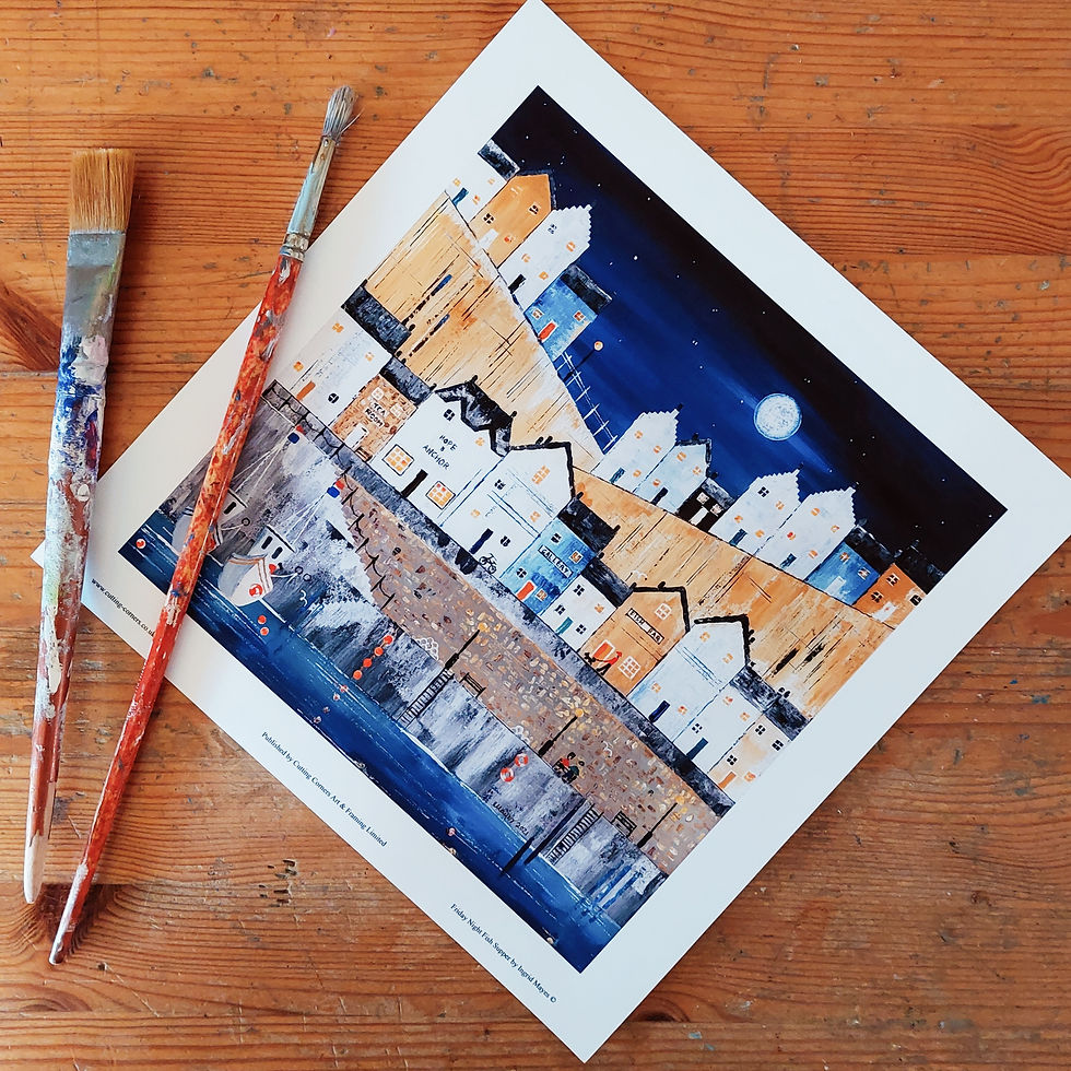 'Friday Night Fish Supper' Giclee Print