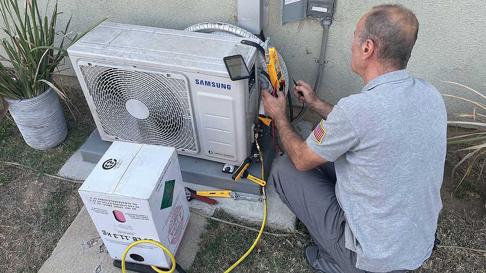 HVAC maintenance by VHP technician