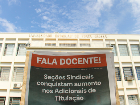 Jornal 'Fala Docente!' - Ano 21, Edição Nº 65 - fevereiro de 2024