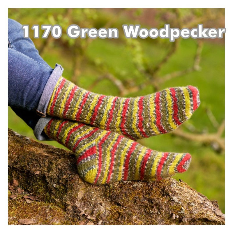 Miniaturbild: WYS Signature 4ply Green Woodpecker 1170