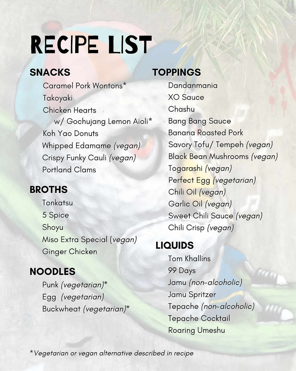 Thumbnail: Punk Noodle E-Cookbook
