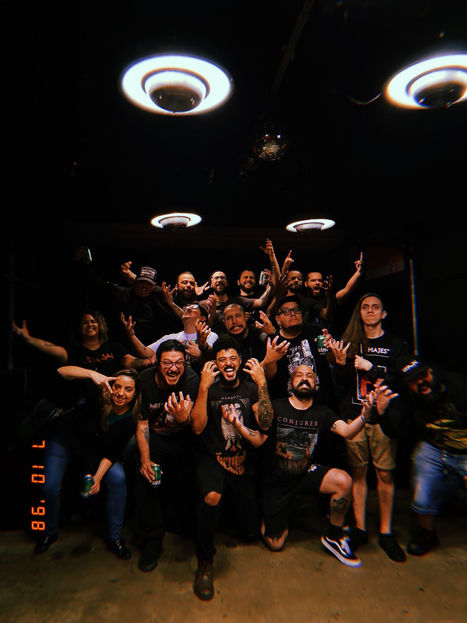 Equipe do show Enigma Ex Machina/ Cras