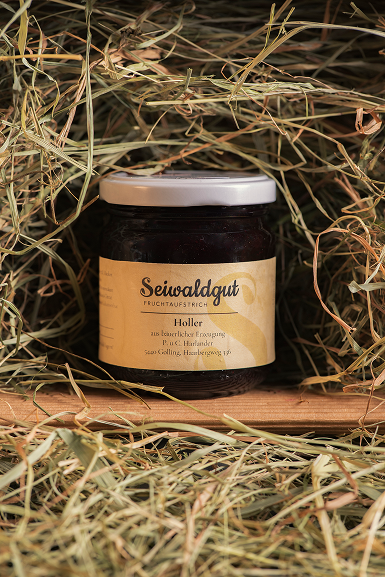 Schwarze Hollerbeeren Marmelade