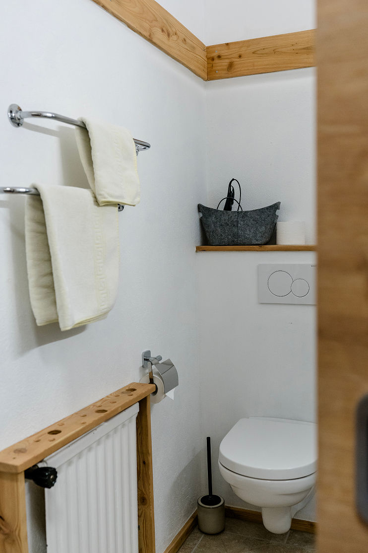 Badezimmer im Hotel Garni Ledererwirt in Abtenau