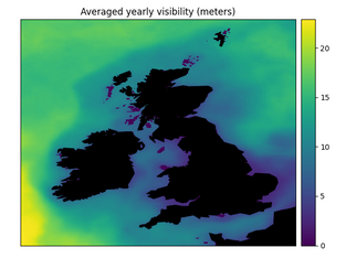 Ocean visibility as seen from space  