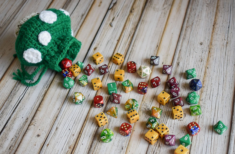 Thumbnail: Mushroom Dice Pouch