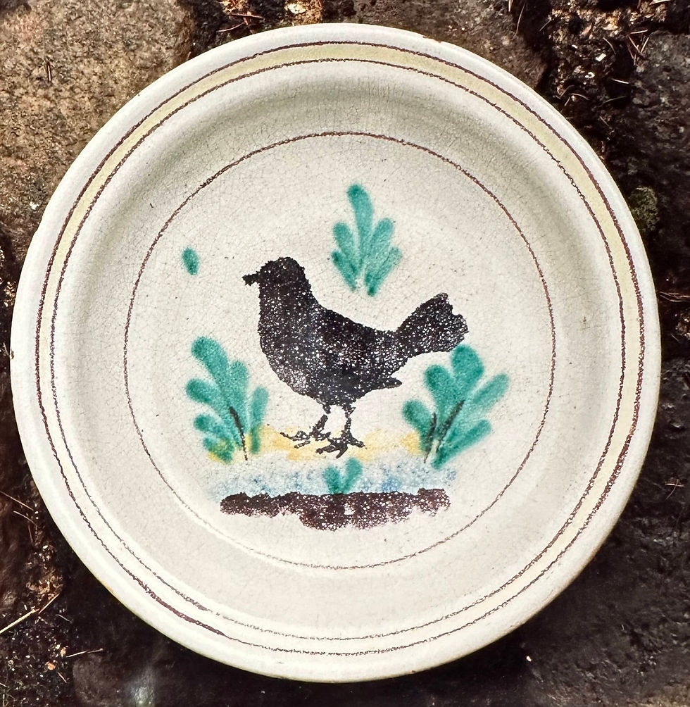 26 Faïence du Val de Loire - XIXe Plat