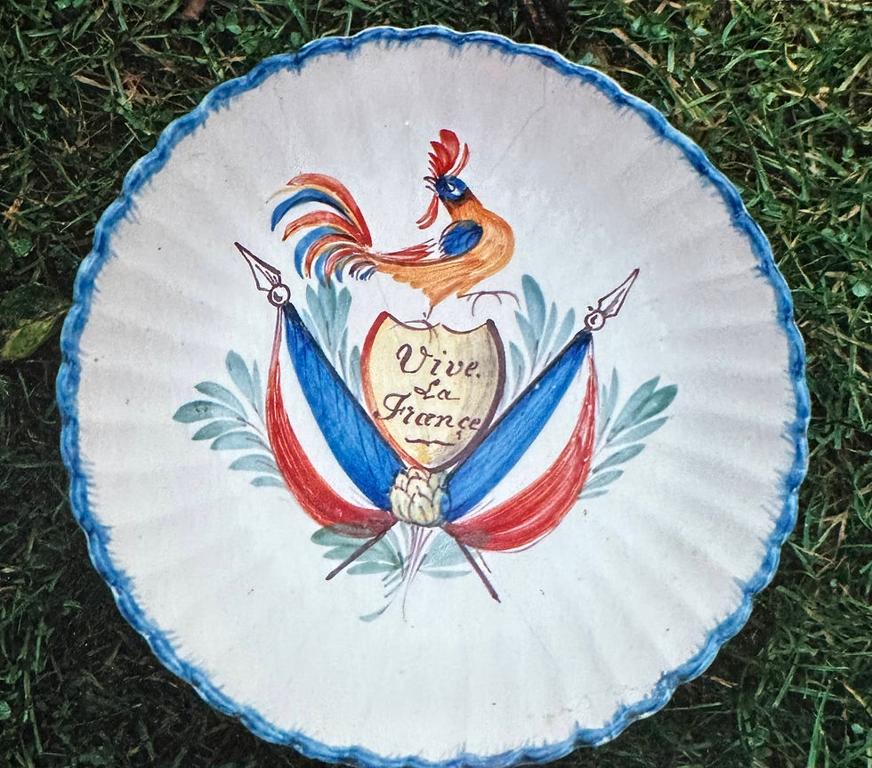 59 Faïences diverses - XIX Assiette