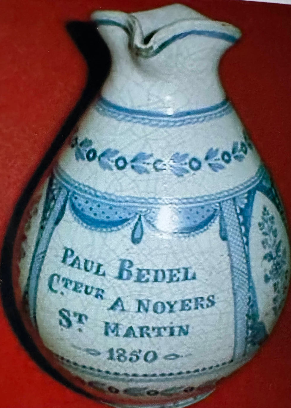 5 Faïence de Beauvais XIXe - Pichet