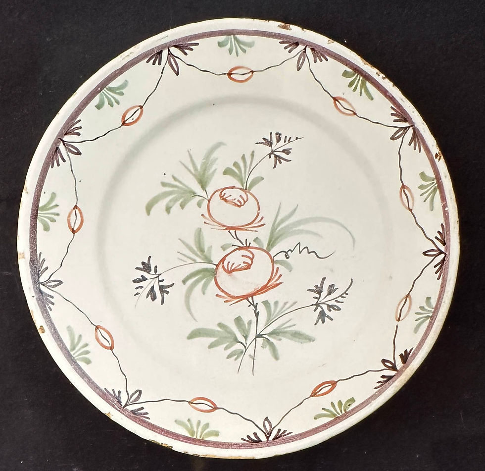 49 Faïence du Nord XIXe - Assiette.jpg