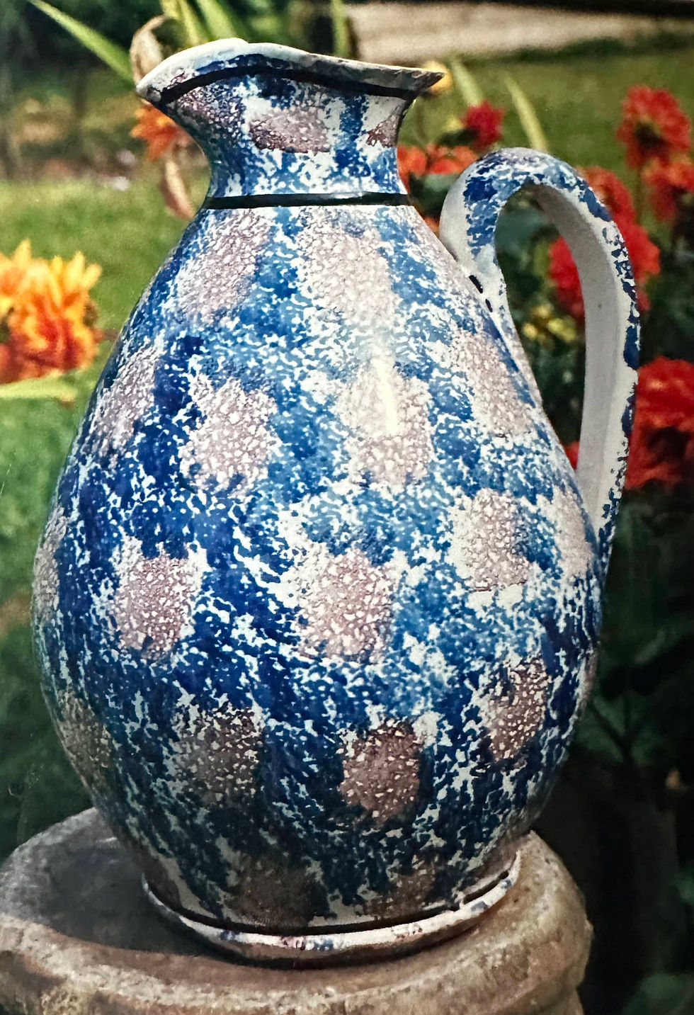 10(b) - Faïences de Forges XIXe - Pichet à fleurs