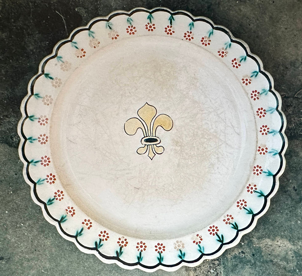 14 Faïence du Havre XIXe - Assiette