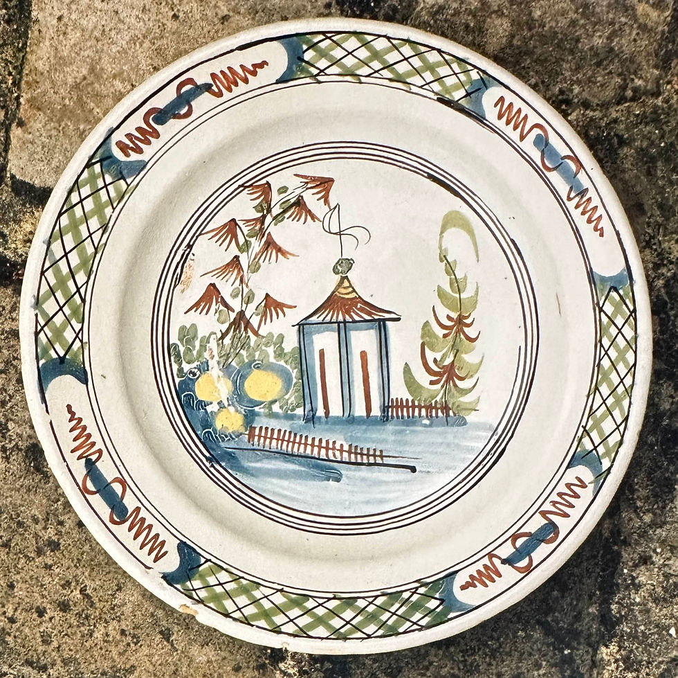 21 Faïence du Nord XIXe - Assiette.jpg