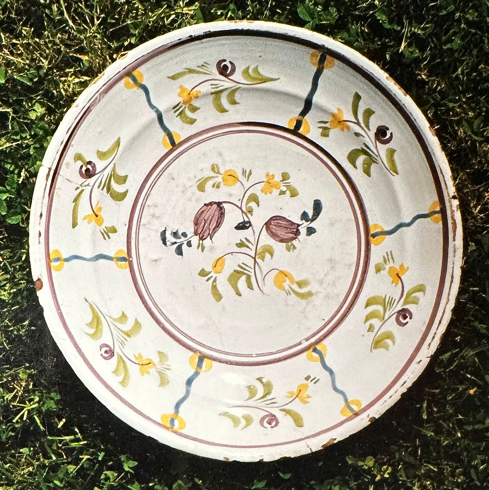 54 Faïence du Nord XIXe - Assiette.jpg