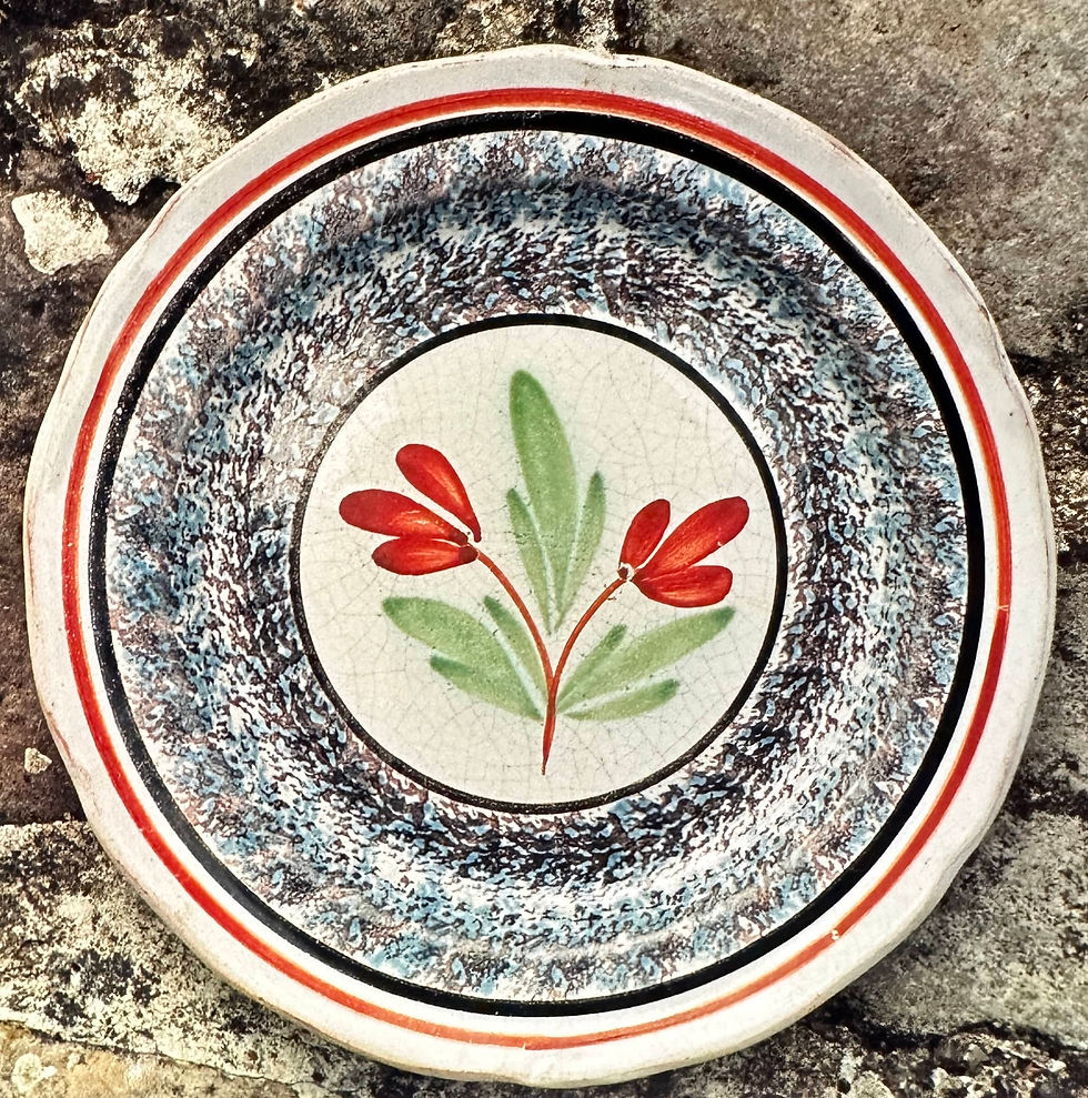 13 Faïence du Val de Loire - XIXe Assiette