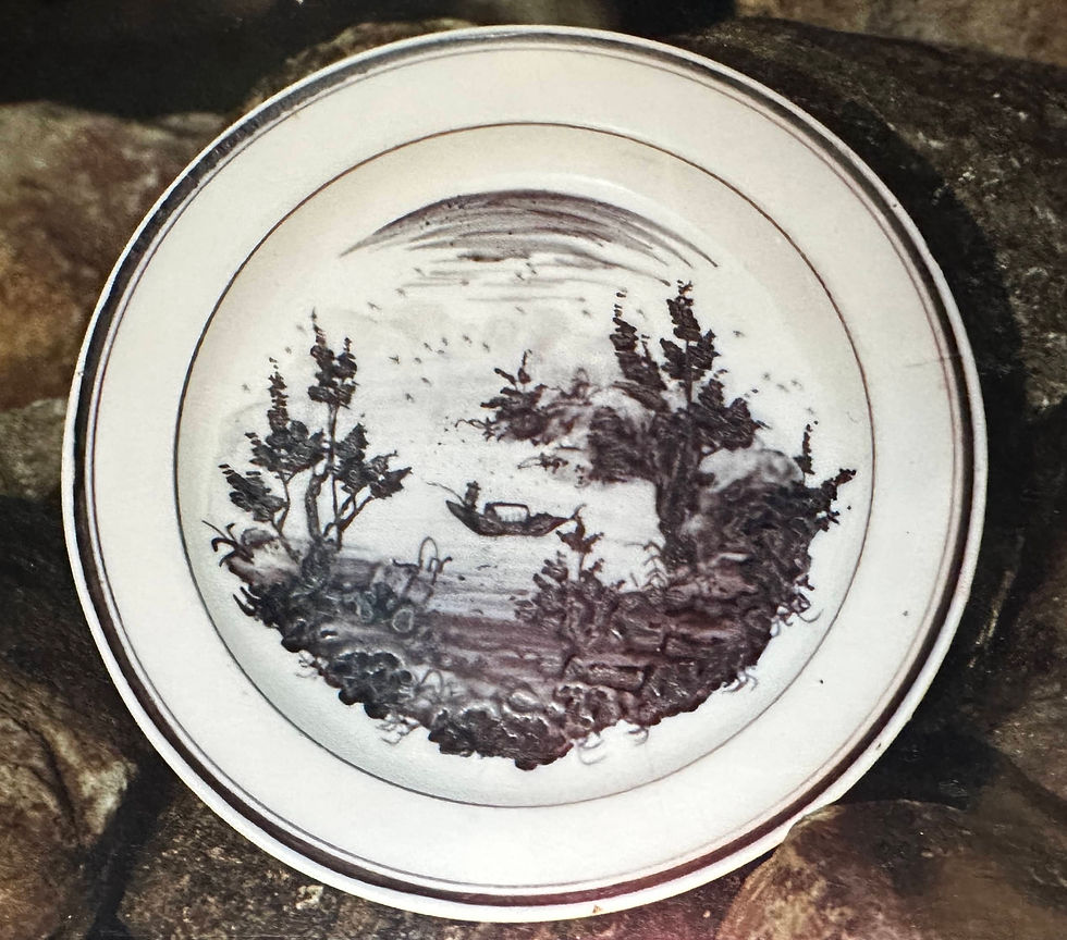 10 Faïence fine peinte XIXe