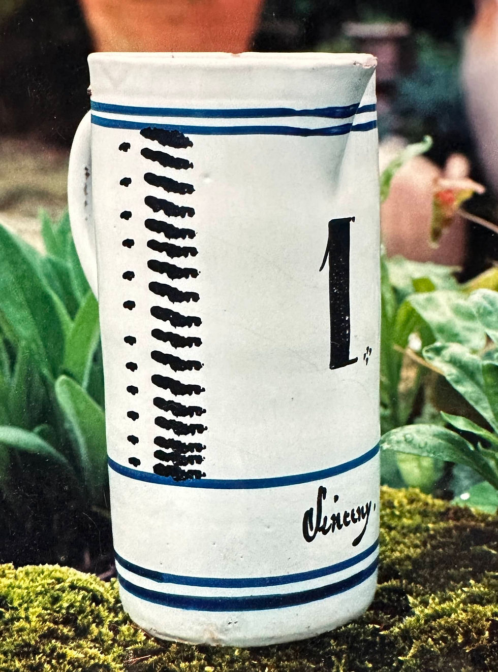 25(b) - Faïence de Sinceny - XIXe  Pichet