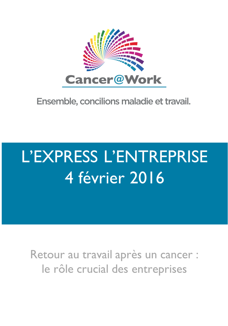 Retour au travail après un cancer : le rôle crucial des entreprises