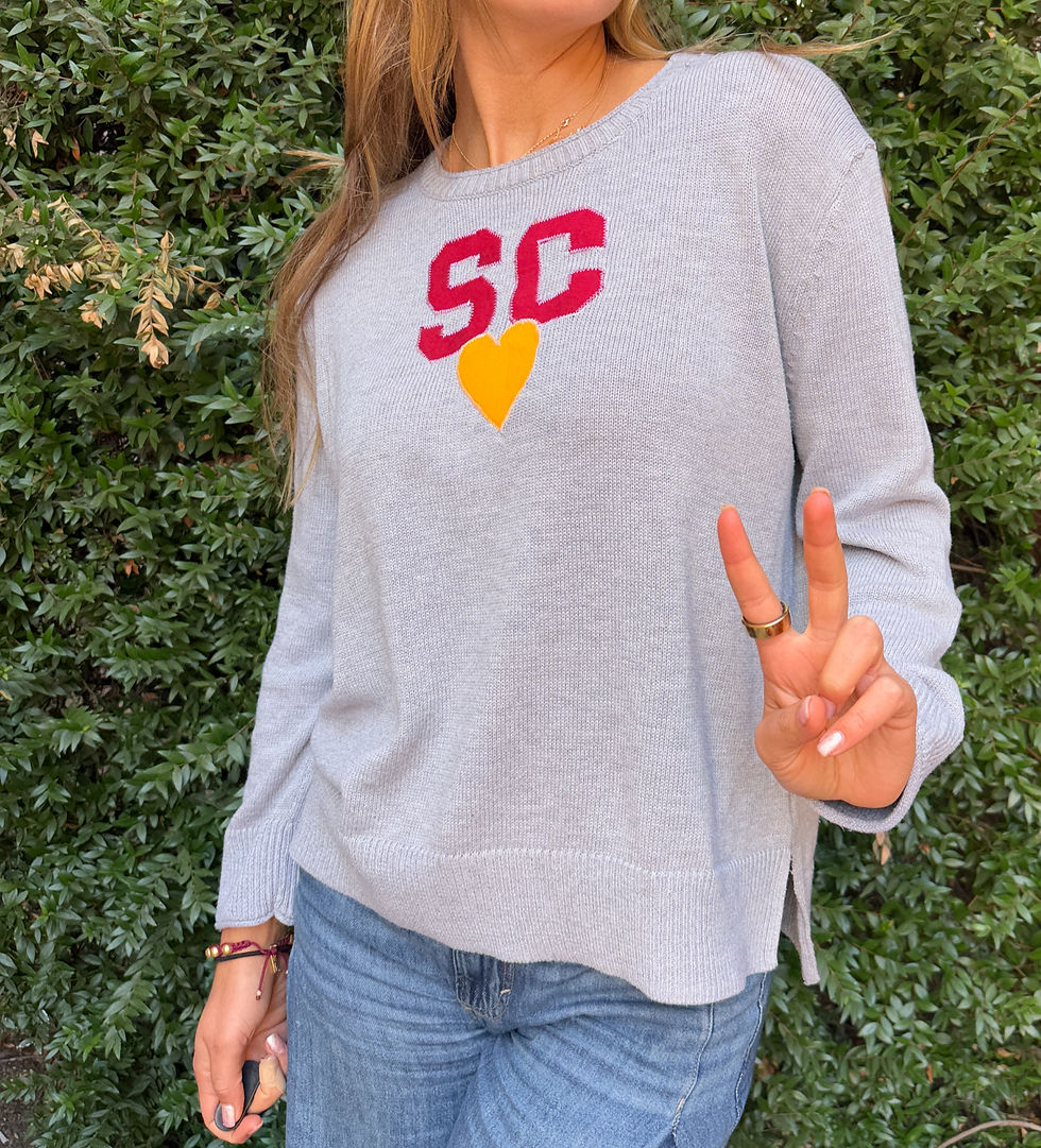 Thumbnail: RePomped Light Gray SC sweater