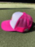 Thumbnail: Pomp Hat: Flower Pink/White