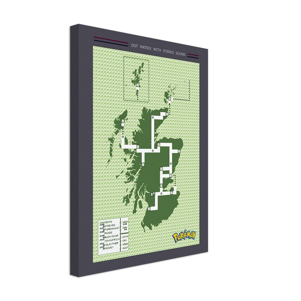 Thumbnail: 'Fast Travel' - Canvas Small (A3)