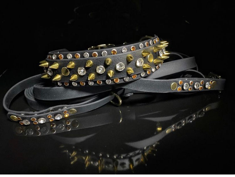 Thumbnail: Luxury Biothane Bling Collar