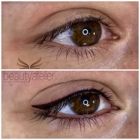 Lidstrich oben und Wimpernkranzverdichtung unten Long Time Liner by Felicia Cramer