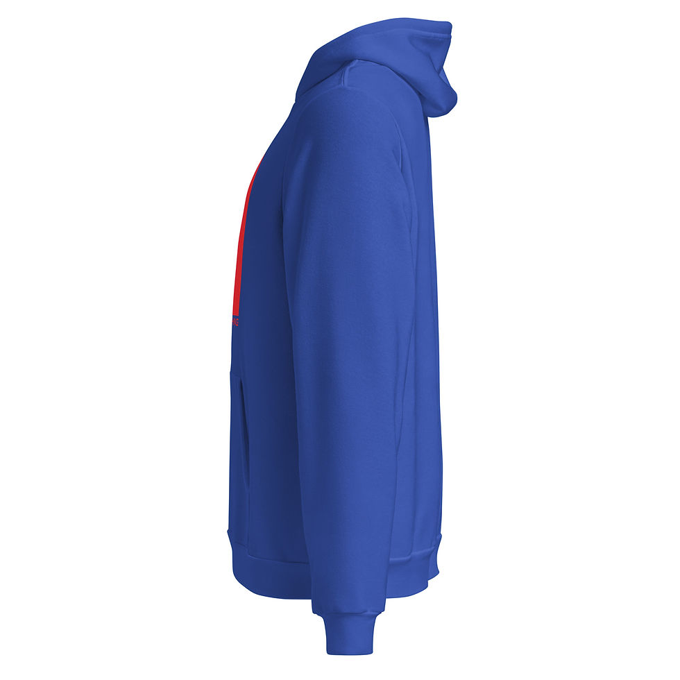 縮圖：EH-002 Signature E Box Hoodie - Royal - Bella + Canvas 3719